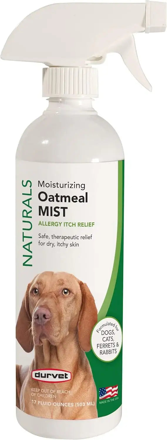 DURVET - Durvet Naturals Oatmeal Mist 17 Fl.Oz. - The Red Vitamin MX - Remedios Para La Picazón De Perros - {{ shop.shopifyCountryName }}