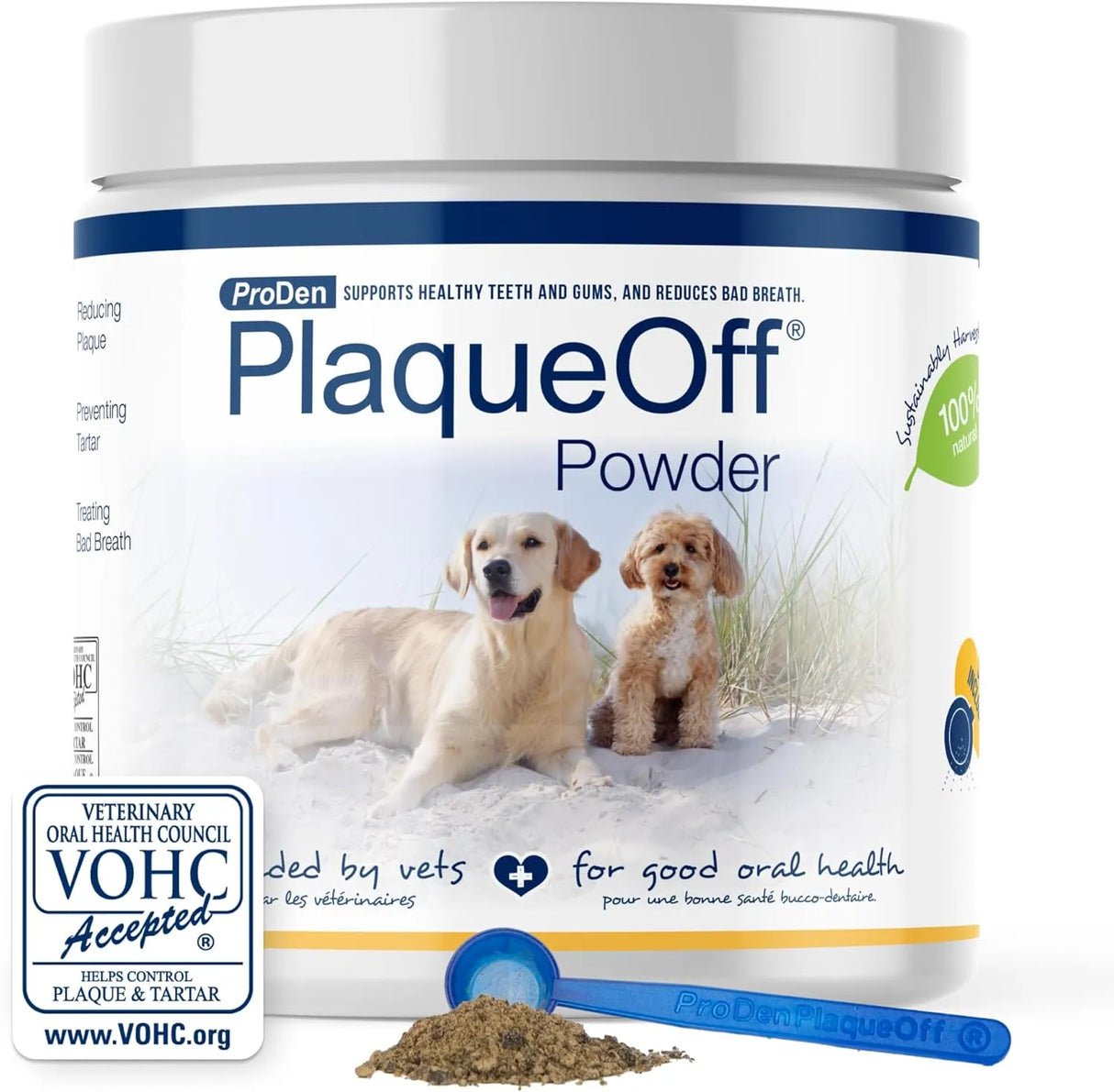 PRODEN - ProDen PlaqueOff Powder for Pets 420Gr. - The Red Vitamin MX - Cuidado Dental Para Perros - {{ shop.shopifyCountryName }}