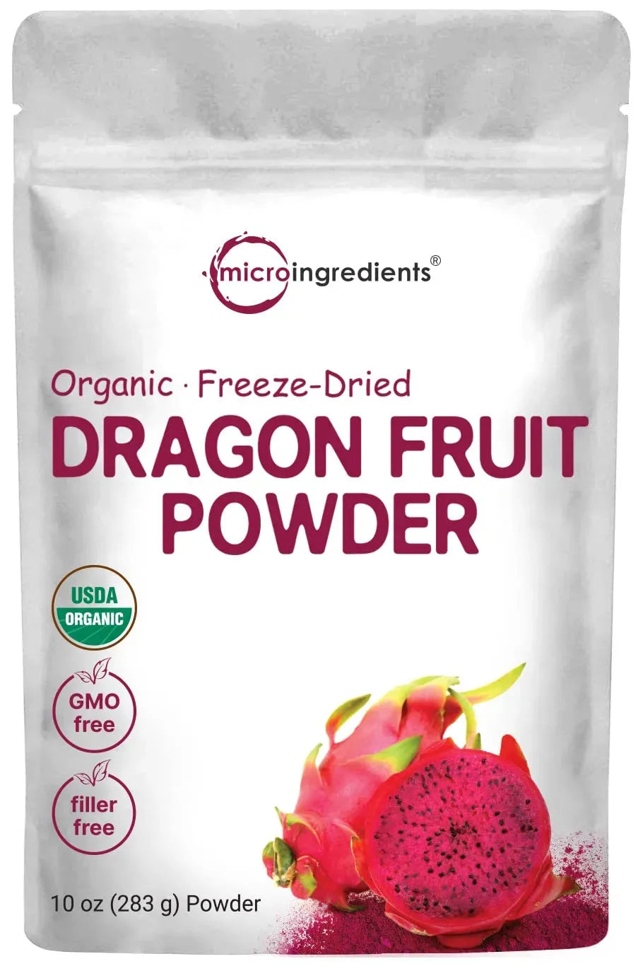 MICRO INGREDIENTS - Micro Ingredients Organic Dragon Fruit Powder 283Gr. - The Red Vitamin MX - Suplementos Alimenticios - {{ shop.shopifyCountryName }}