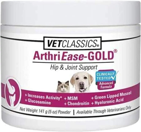 VET CLASSICS - Vet Classics ArthriEase-Gold Hip & Joint Support for Dogs 141Gr. - The Red Vitamin MX - Cuidado De Cadera Y Articulaciones Para Perros - {{ shop.shopifyCountryName }}