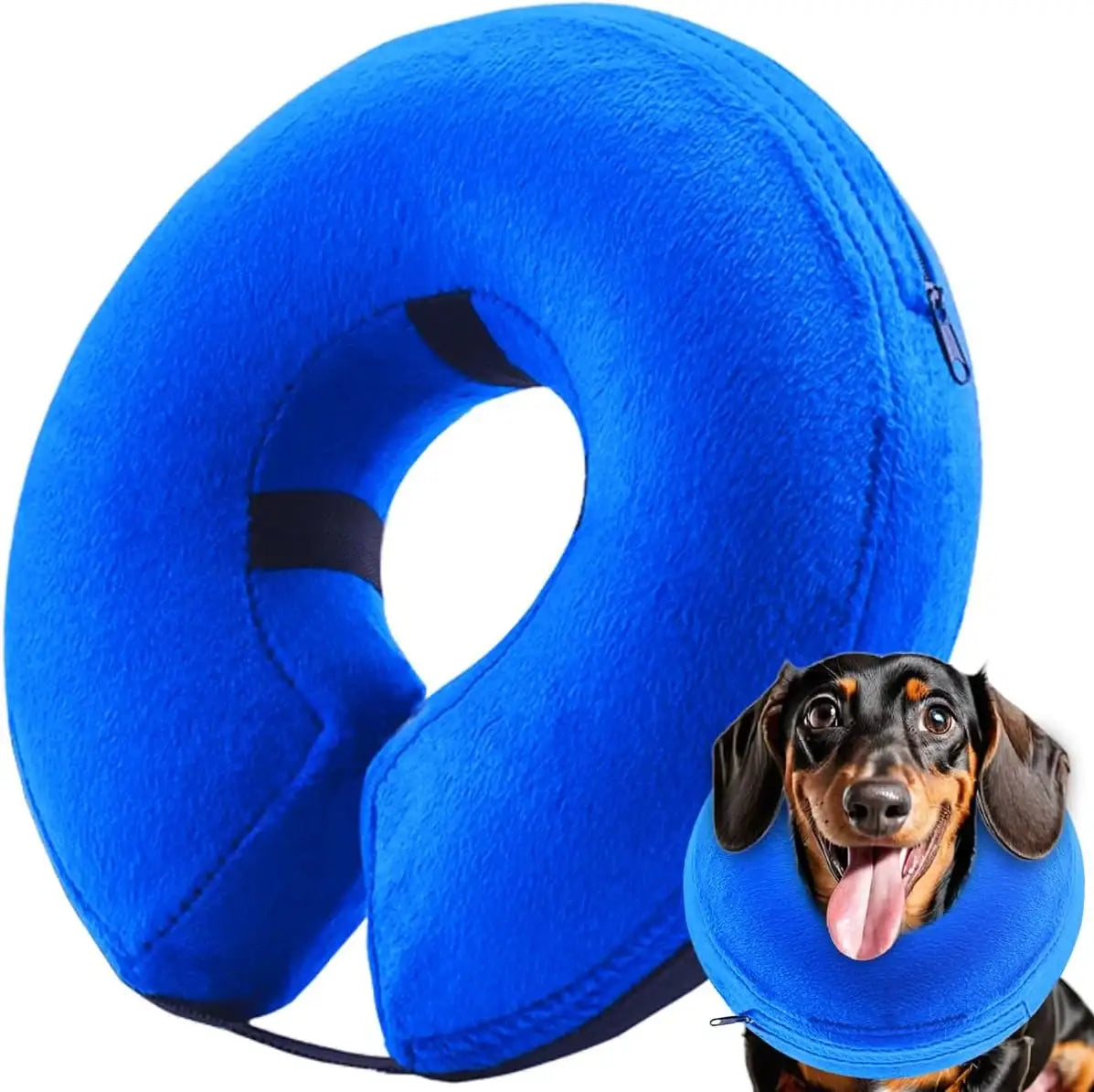 INFISU - Infisu Soft Dog Cone Collar Inflatable BLUE MEDIUM 8"-12" - The Red Vitamin MX - Collares y Conos De Recuperación Para Perros - {{ shop.shopifyCountryName }}
