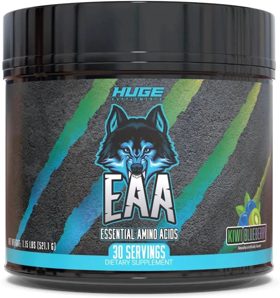 HUGE SUPPLEMENTS - Huge EAA Essential Amino Acids Powder 30 Servicios Kiwi Blueberry 521Gr. - The Red Vitamin MX - Suplementos Alimenticios - {{ shop.shopifyCountryName }}