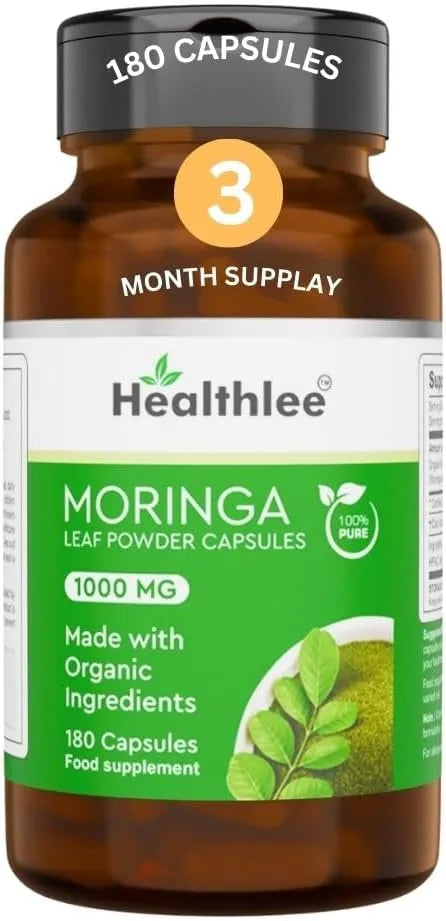 HEALTHLEE - Healthlee Moringa 1000Mg. 180 Capsulas - The Red Vitamin MX - Suplementos Alimenticios - {{ shop.shopifyCountryName }}