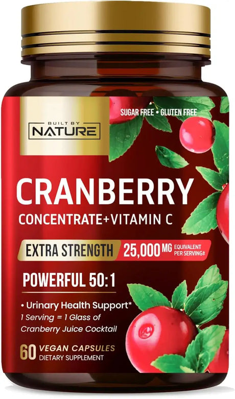 BUILT BY NATURE - Built by Nature Cranberry Pills 25,000Mg. 60 Capsulas - The Red Vitamin MX - Suplementos Alimenticios - {{ shop.shopifyCountryName }}