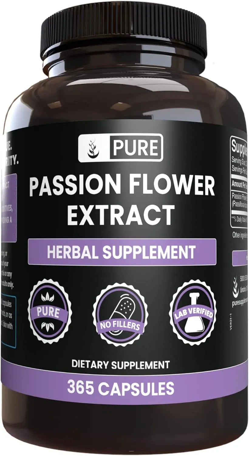 PURE ORIGINAL INGREDIENTS - Pure Original Ingredients Passion Flower Extract 365 Capsulas - The Red Vitamin MX - Suplementos Alimenticios - {{ shop.shopifyCountryName }}