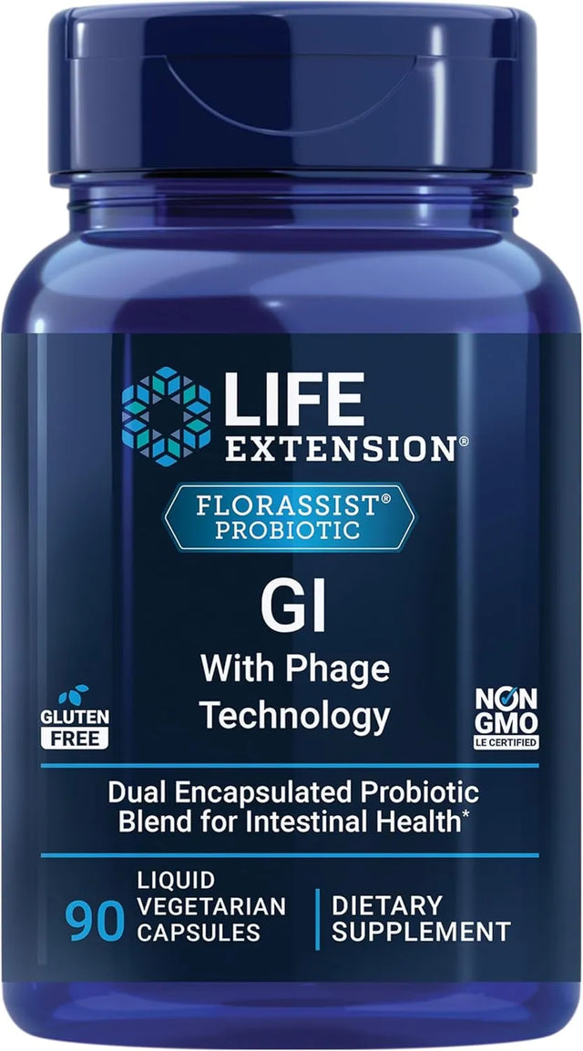 LIFE EXTENSION - Life Extension FLORASSIST GI with Phage Technology 90 Capsulas - The Red Vitamin MX - Suplementos Alimenticios - {{ shop.shopifyCountryName }}