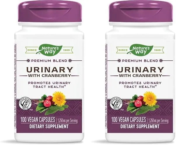 NATURE'S WAY - Nature's Way Urinary with Cranberry Premium Blend 100 Capsulas 2 Pack - The Red Vitamin MX - Suplementos Alimenticios - {{ shop.shopifyCountryName }}