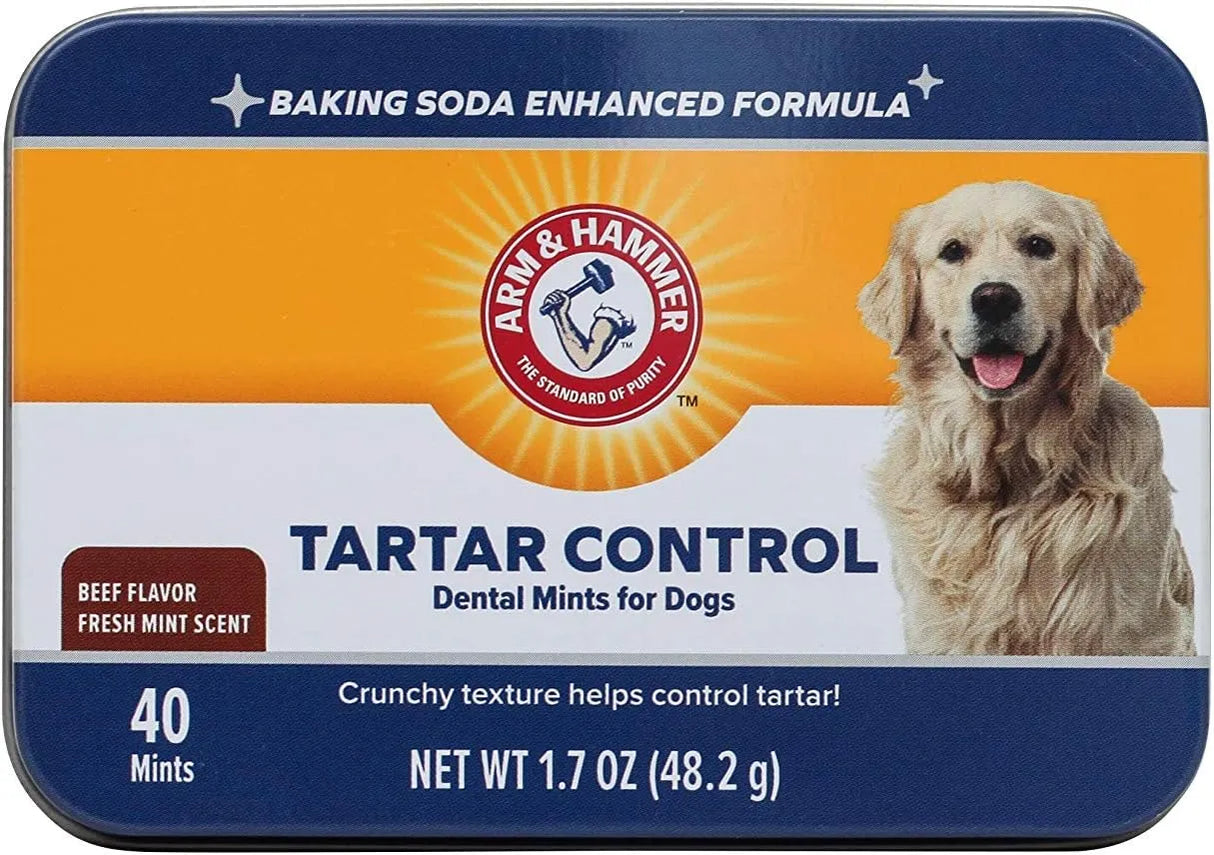 ARM & HAMMER - Arm & Hammer for Pets Tartar Control Dental Mints for Dogs Beef Flavor 40 Piezas - The Red Vitamin MX - Cuidado Dental Para Perros - {{ shop.shopifyCountryName }}