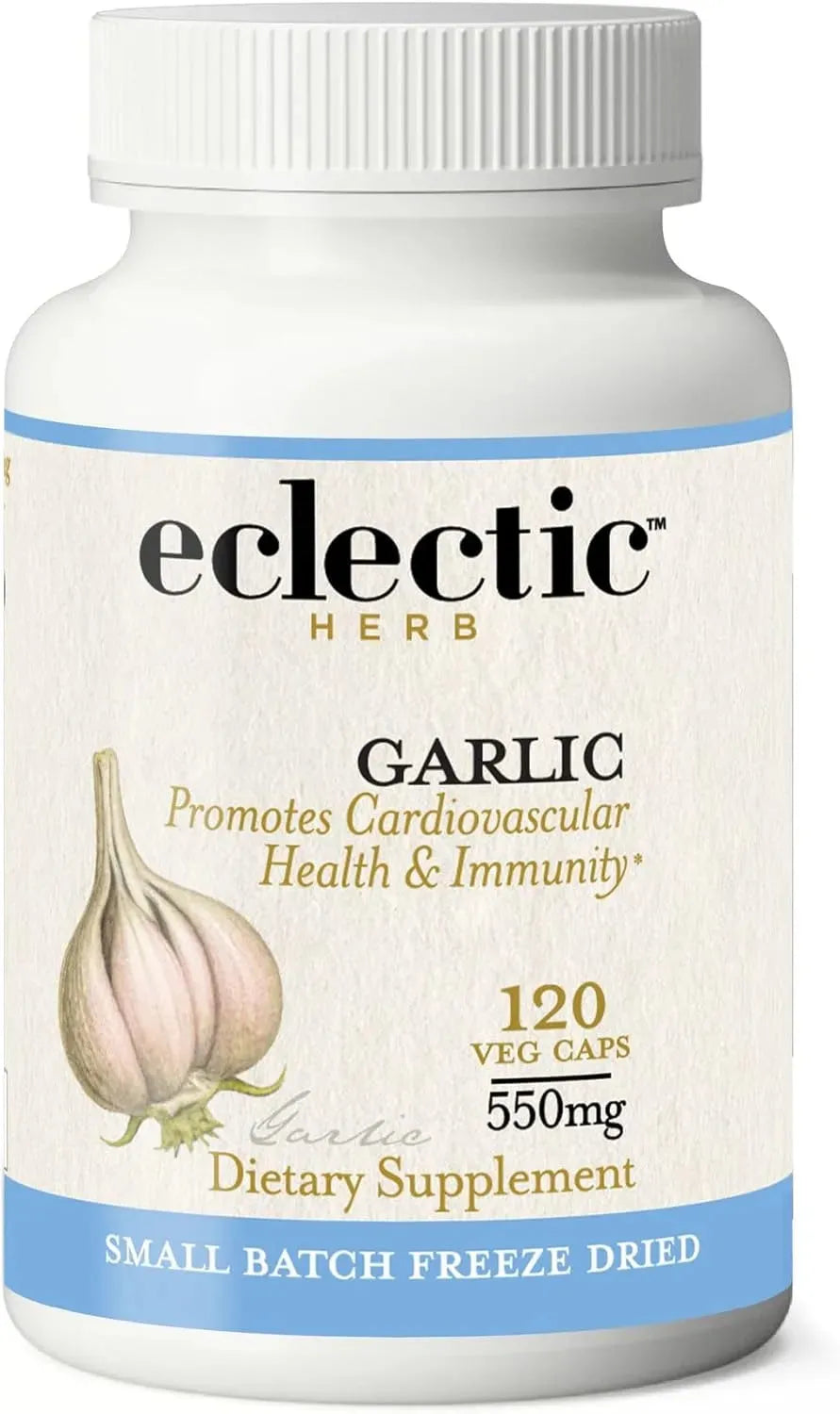 ECLECTIC HERB - Eclectic Raw Freeze-Dried Non-GMO Garlic 120 Capsulas - The Red Vitamin MX - Suplementos Alimenticios - {{ shop.shopifyCountryName }}