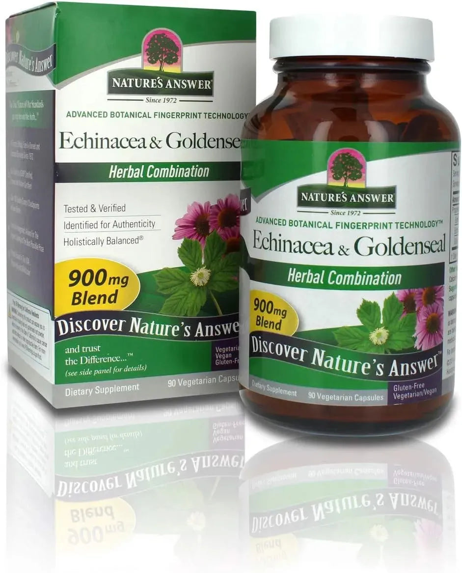 NATURE´S ANSWER - Nature's Answer Echinacea & Goldenseal 90 Capsulas - The Red Vitamin MX - Suplementos Alimenticios - {{ shop.shopifyCountryName }}