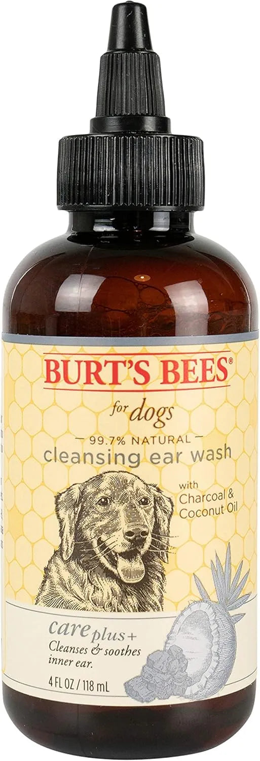 BURT'S BEES - Burt's Bees for Pets Care Plus+ Naturally Derived Charcoal & Coconut Oil Ear Wash for Dogs 4 Fl.Oz. - The Red Vitamin MX - Cuidado Del Oído De Perros - {{ shop.shopifyCountryName }}