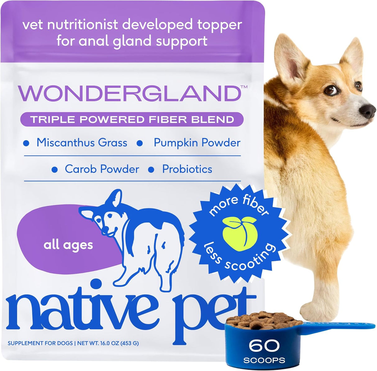 Native Pet WonderGland 60 Servicios 453Gr.