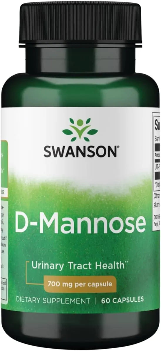 SWANSON - Swanson D-Mannose 700Mg. 60 Capsulas - The Red Vitamin MX - Suplementos Alimenticios - {{ shop.shopifyCountryName }}