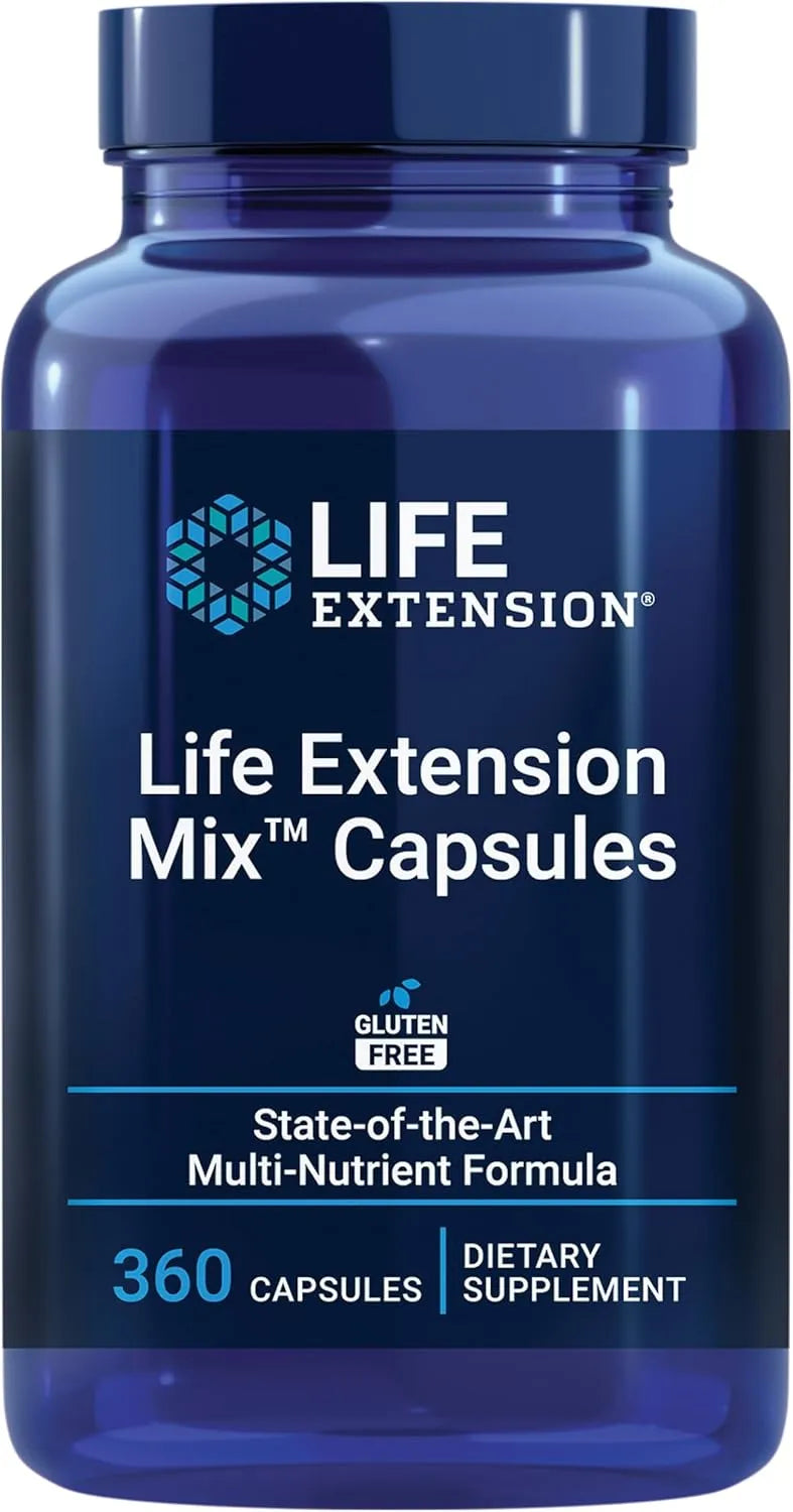 LIFE EXTENSION - Life Extension Mix 360 Capsulas - The Red Vitamin MX - Suplementos Alimenticios - {{ shop.shopifyCountryName }}