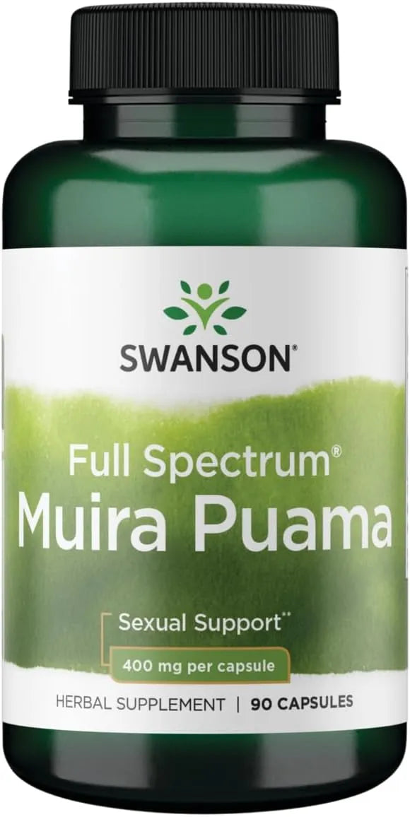 SWANSON - Swanson Muira Puama 400Mg. 90 Capsulas - The Red Vitamin MX - Suplementos Alimenticios - {{ shop.shopifyCountryName }}