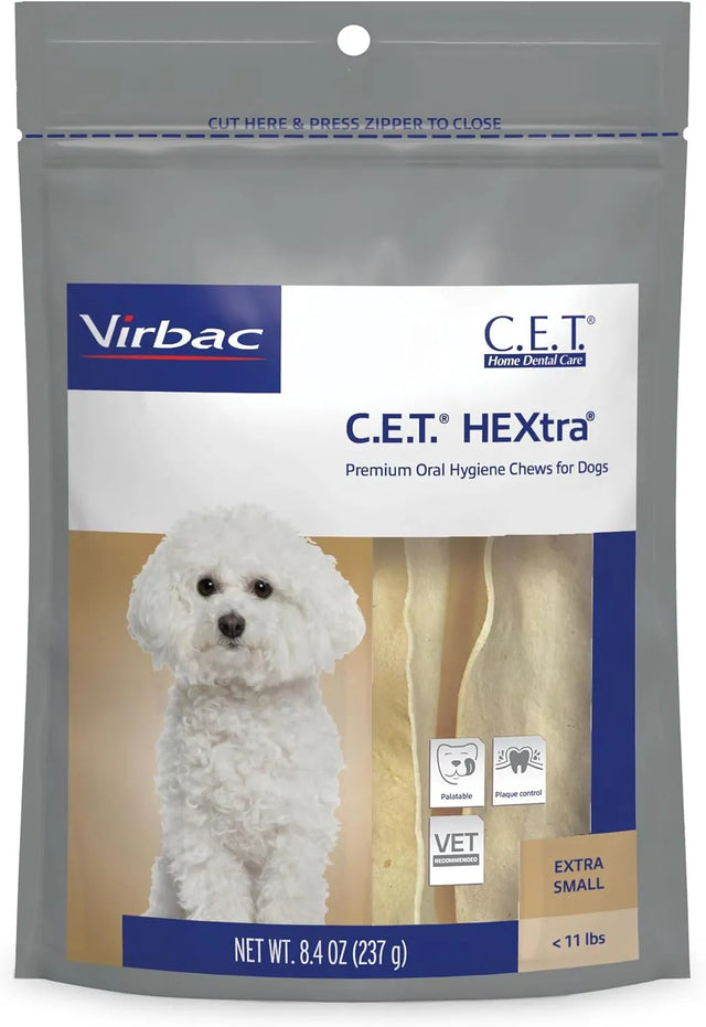 VIRBAC - Virbac CET HEXtra Premium Oral Hygeine for Dogs under 11 lbs 237Gr. - The Red Vitamin MX - Cuidado Dental Para Perros - {{ shop.shopifyCountryName }}
