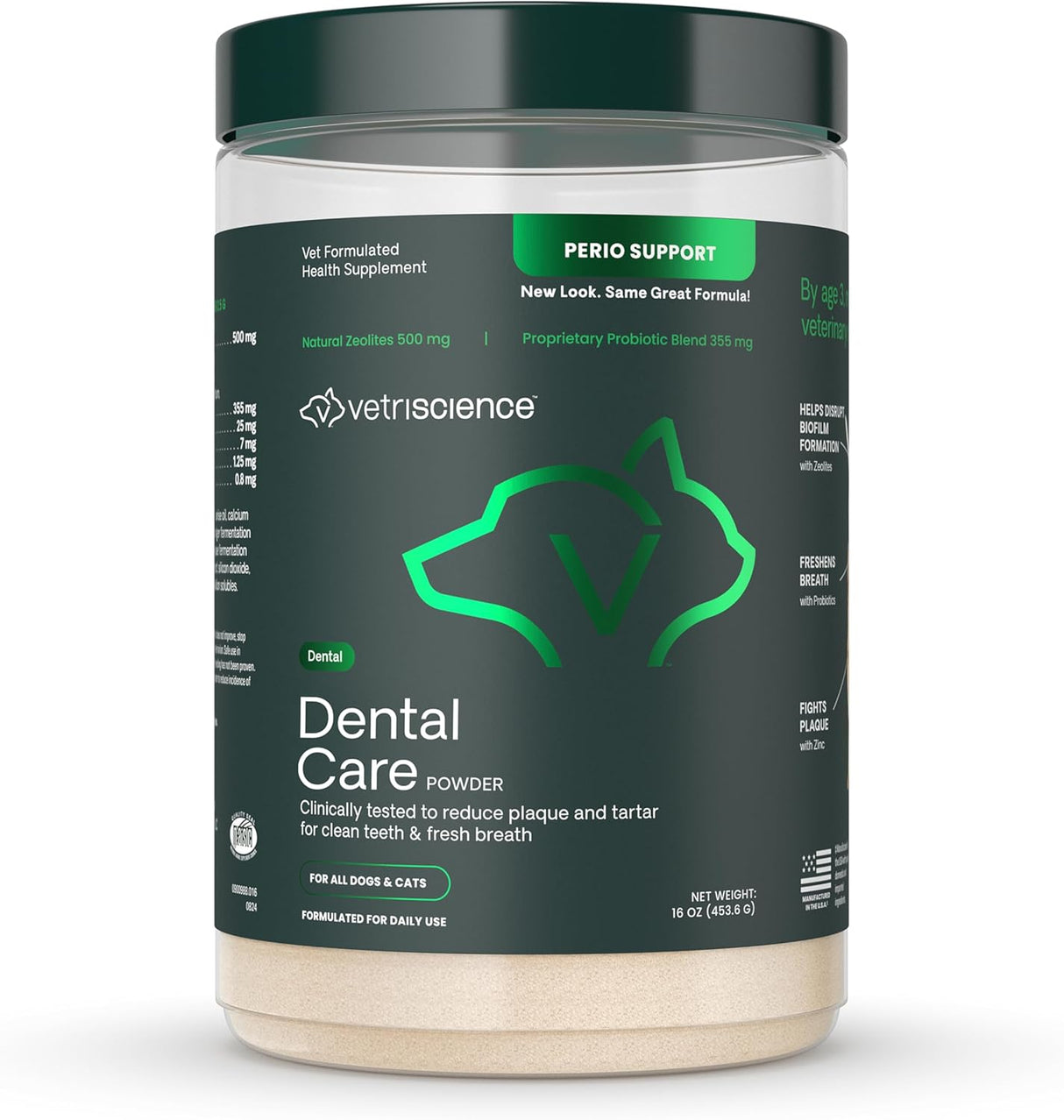 VetriScience Dental Care Powder 453Gr.