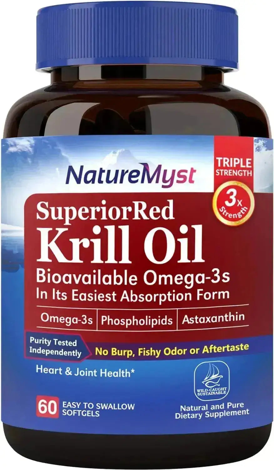 NATUREMYST - NatureMyst Antarctic Krill Oil 1000Mg. 60 Capsulas Blandas - The Red Vitamin MX - Suplementos Alimenticios - {{ shop.shopifyCountryName }}
