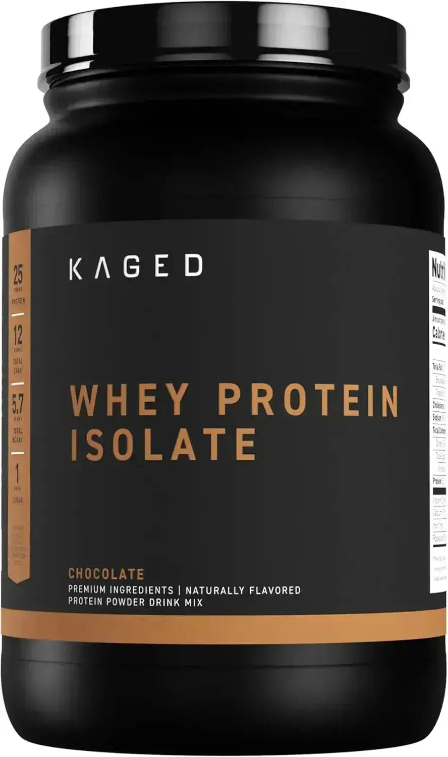 KAGED MUSCLE - Kaged Whey Protein Isolate Powder Chocolate 25 Servicios 2 Lbs. - The Red Vitamin MX - Suplementos Alimenticios - {{ shop.shopifyCountryName }}