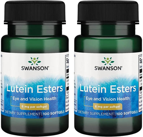 SWANSON - Swanson Lutein Esters 6Mg. 100 Capsulas Blandas 2 Pack - The Red Vitamin MX - Suplementos Alimenticios - {{ shop.shopifyCountryName }}