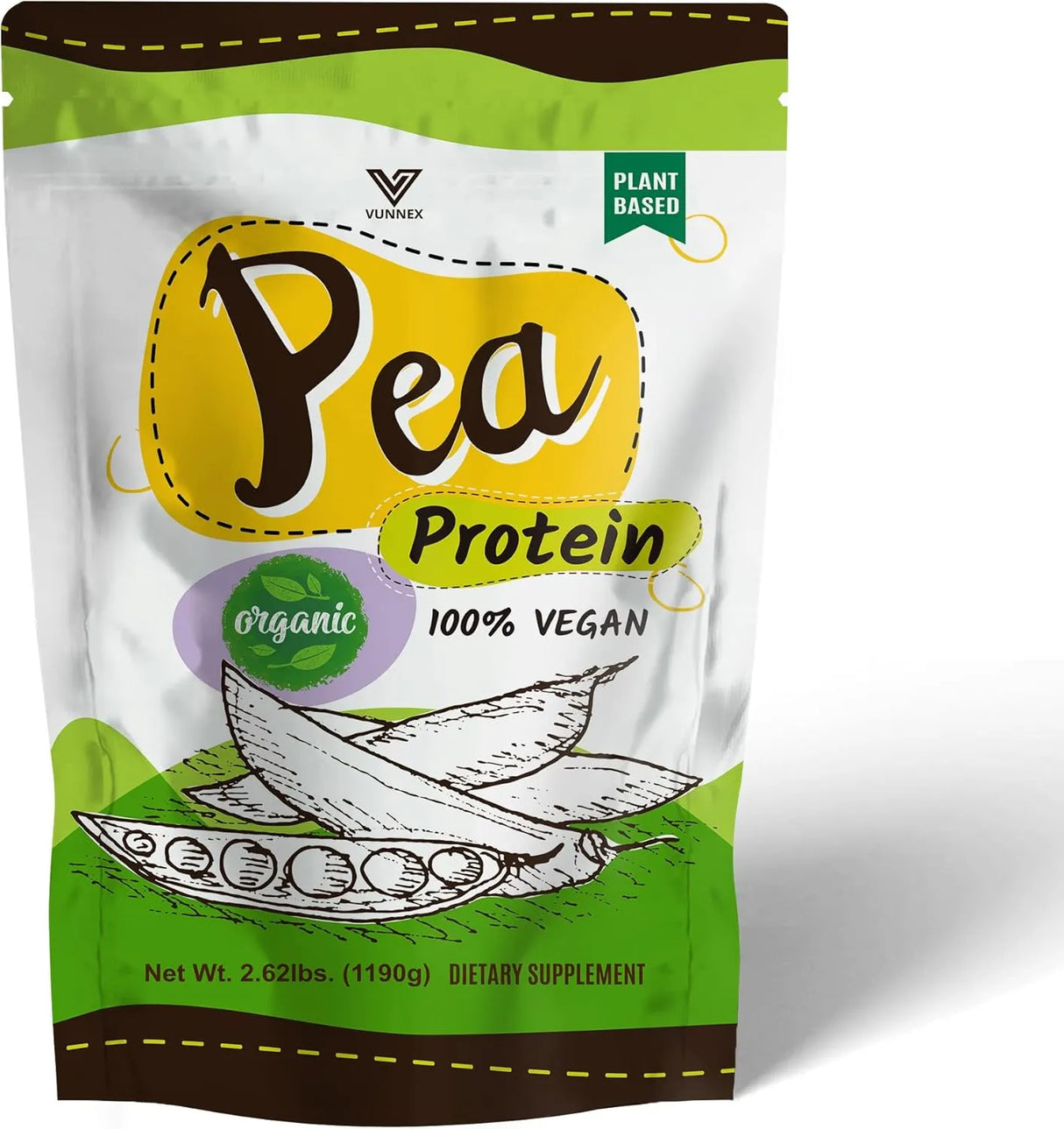 VUNNEX - VUNNEX Pea Protein Powder 1,190Gr. - The Red Vitamin MX - Suplementos Alimenticios - {{ shop.shopifyCountryName }}