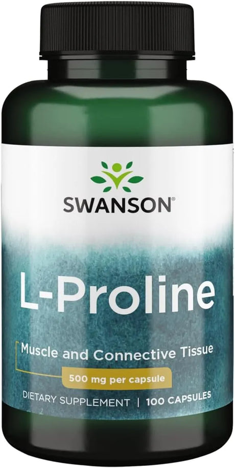 SWANSON - Swanson Amino Acid L-Proline 500Mg. 100 Capsulas - The Red Vitamin MX - Suplementos Alimenticios - {{ shop.shopifyCountryName }}