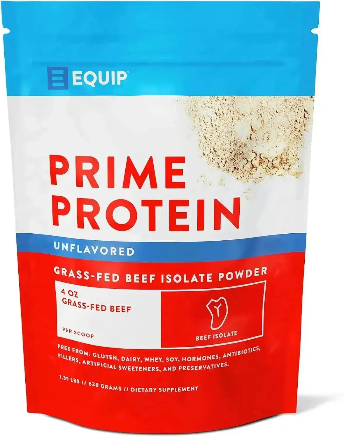 EQUIP FOODS - Equip Foods Prime Protein Powder Grass Fed Beef Protein Isolate Unflavored 630Gr. - The Red Vitamin MX - Suplementos Alimenticios - {{ shop.shopifyCountryName }}