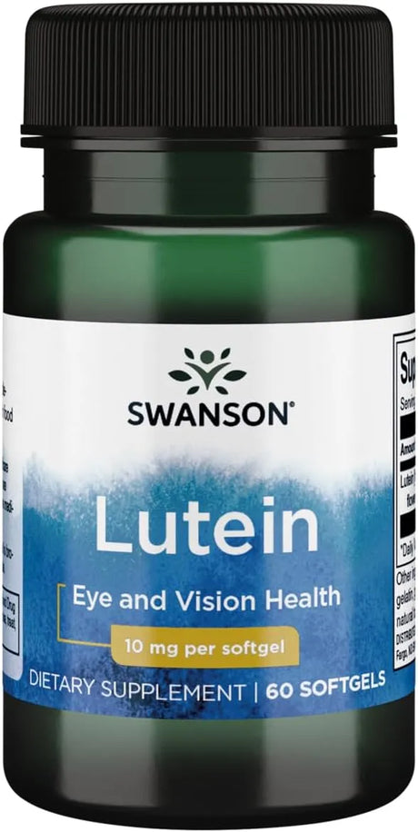 SWANSON - Swanson Lutein 10Mg. 60 Capsulas Blandas - The Red Vitamin MX - Suplementos Alimenticios - {{ shop.shopifyCountryName }}