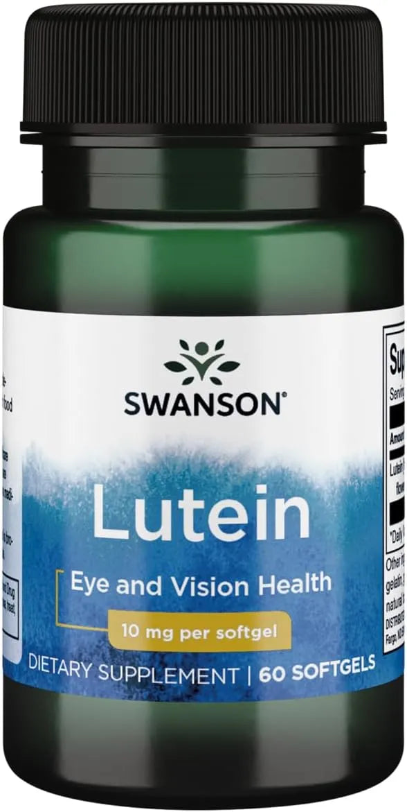 SWANSON - Swanson Lutein 10Mg. 60 Capsulas Blandas - The Red Vitamin MX - Suplementos Alimenticios - {{ shop.shopifyCountryName }}