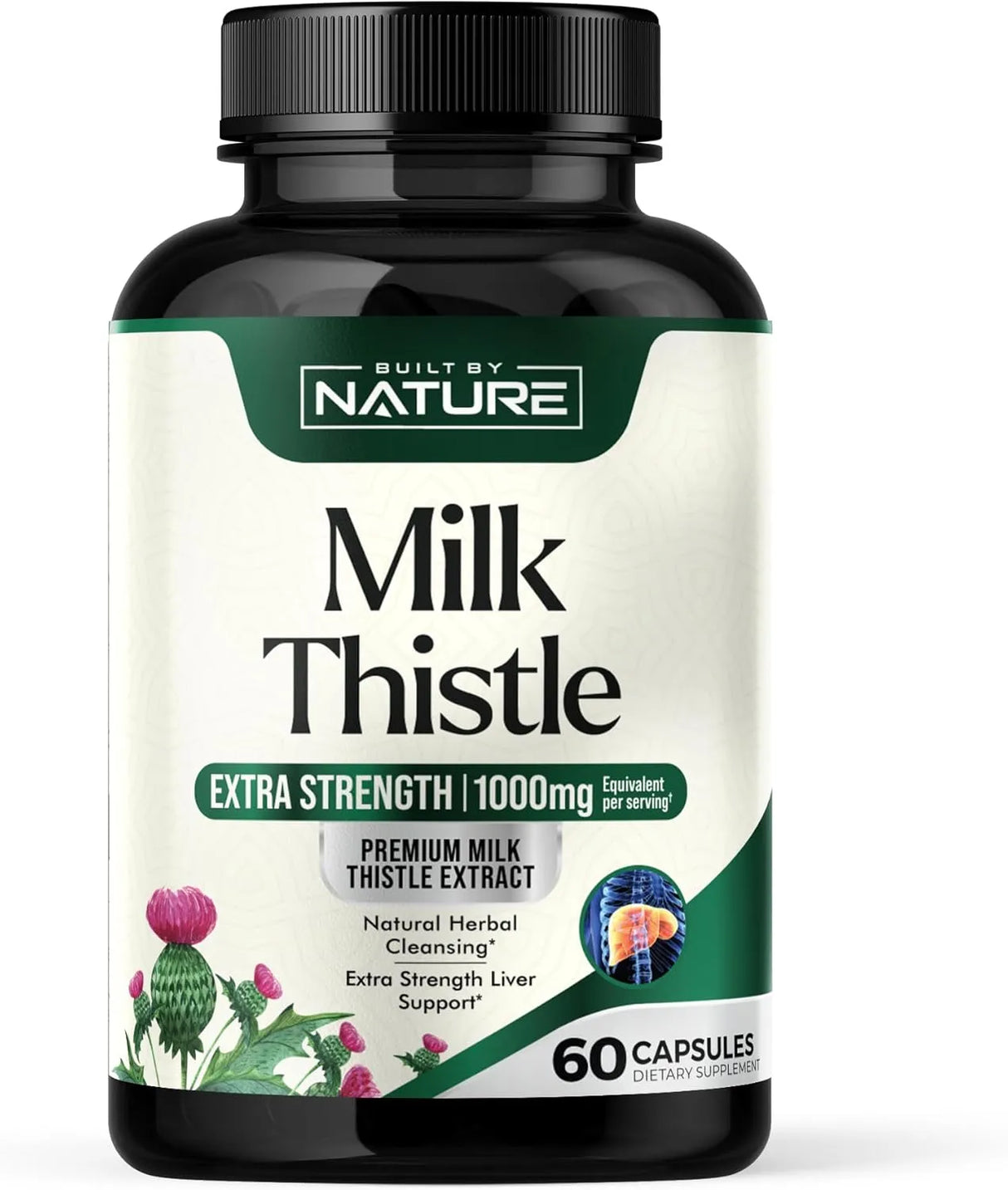 BUILT BY NATURE - Built by Nature Milk Thistle 1000Mg. 60 Capsulas - The Red Vitamin MX - Suplementos Alimenticios - {{ shop.shopifyCountryName }}