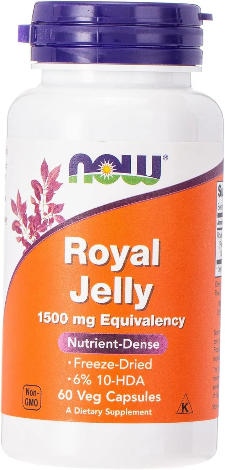 NOW SUPPLEMENTS - NOW Foods Supplements Royal Jelly 1500Mg. 60 Capsulas - The Red Vitamin MX - Suplementos Alimenticios - {{ shop.shopifyCountryName }}