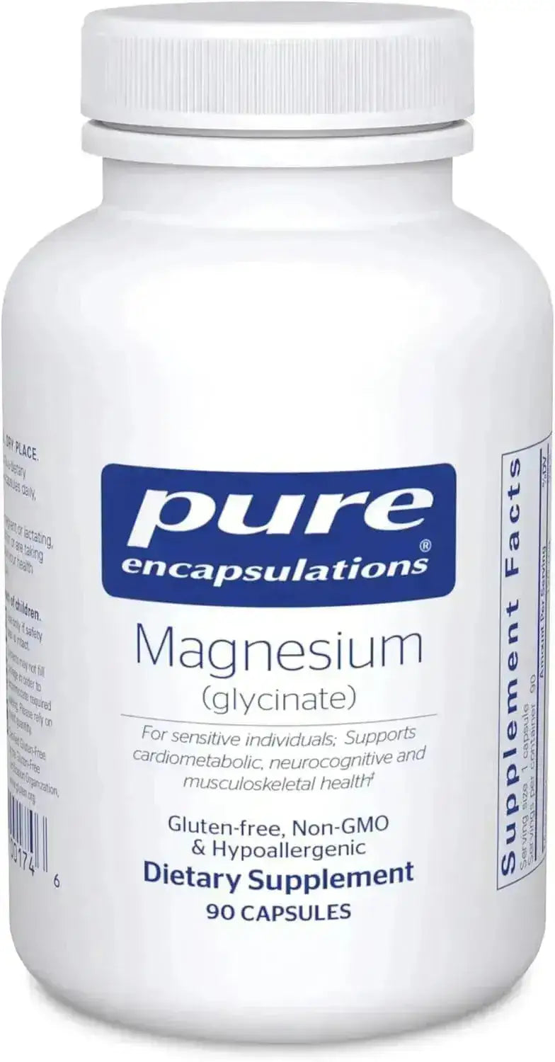 PURE ENCAPSULATIONS - Pure Encapsulations Magnesium Glycinate 90 Capsulas - The Red Vitamin MX - Suplementos Alimenticios - {{ shop.shopifyCountryName }}