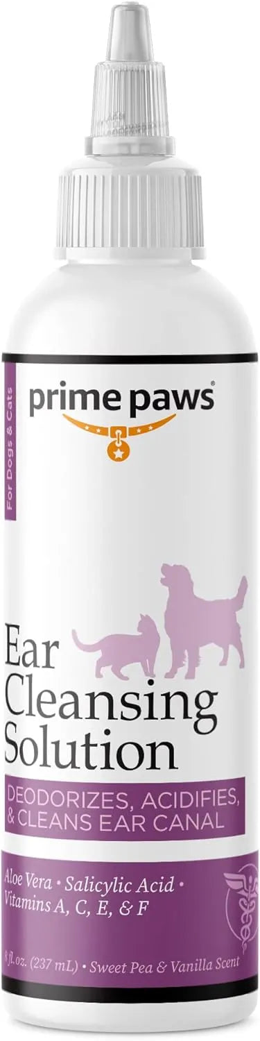 PRIME PAWS - Prime Paws Ear Cleansing Solution for Dogs and Cats 8 Fl.Oz. - The Red Vitamin MX - Cuidado Del Oído De Perros - {{ shop.shopifyCountryName }}