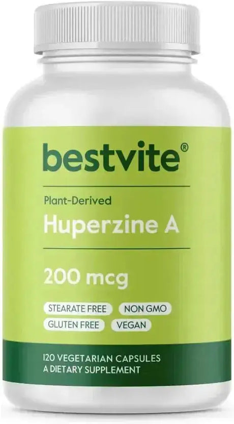 BESTVITE - BESTVITE Huperzine A 200mcg 120 Capsulas - The Red Vitamin MX - Suplementos Alimenticios - {{ shop.shopifyCountryName }}