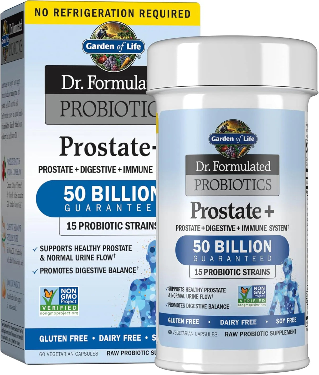 GARDEN OF LIFE - Garden of Life Dr. Formulated Probiotics Prostate+ 60 Capsulas - The Red Vitamin MX - Suplementos Alimenticios - {{ shop.shopifyCountryName }}