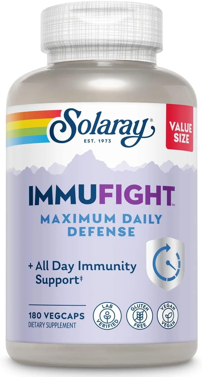 SOLARAY - SOLARAY Immufight Maximum Daily Defense 180 Capsulas - The Red Vitamin MX - Suplementos Alimenticios - {{ shop.shopifyCountryName }}