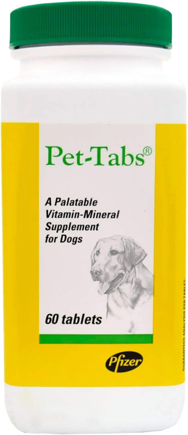 Pet Tabs Original Formula Vitamin Supplement 60 Tabletas