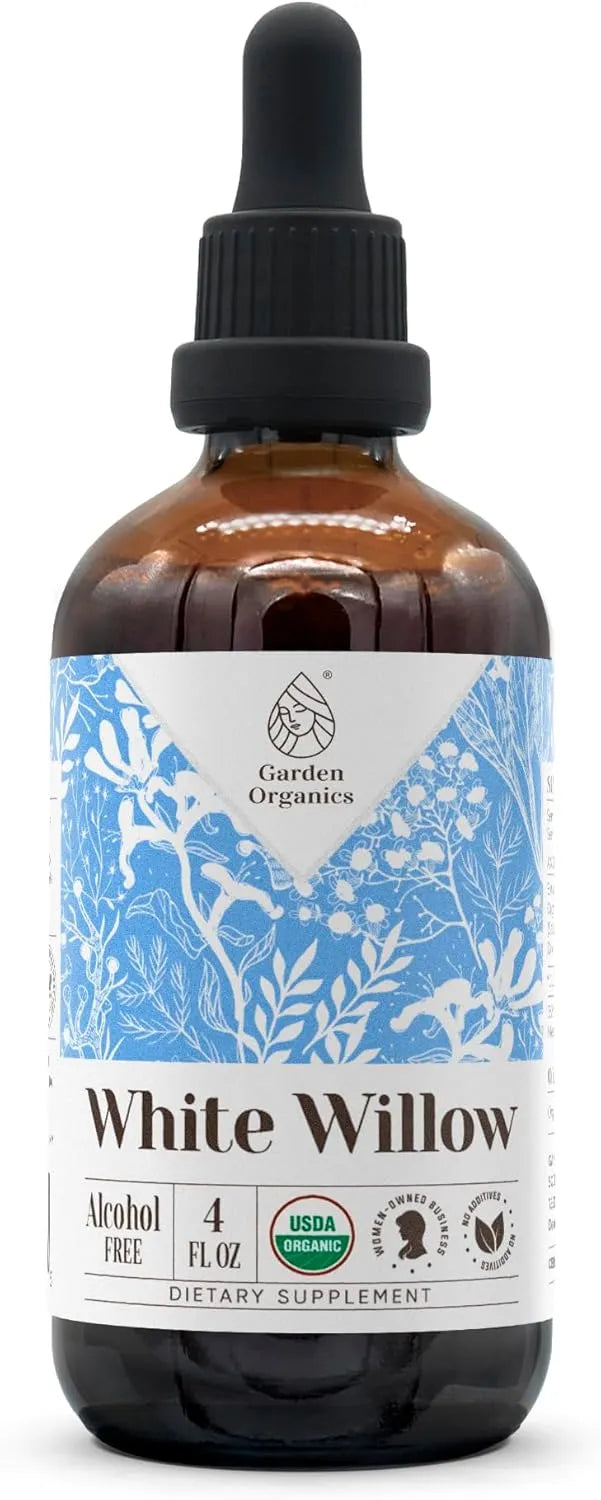 GARDEN ORGANICS - Garden Organics White Willow USDA Organic Alcohol-Free Extract 4 Fl.Oz. - The Red Vitamin MX - Suplementos Alimenticios - {{ shop.shopifyCountryName }}