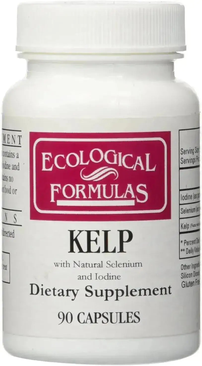 ECOLOGICAL FORMULAS - Ecological Formulas Kelp with Natural Selenium Iodine 90 Capsulas - The Red Vitamin MX - Suplementos Alimenticios - {{ shop.shopifyCountryName }}