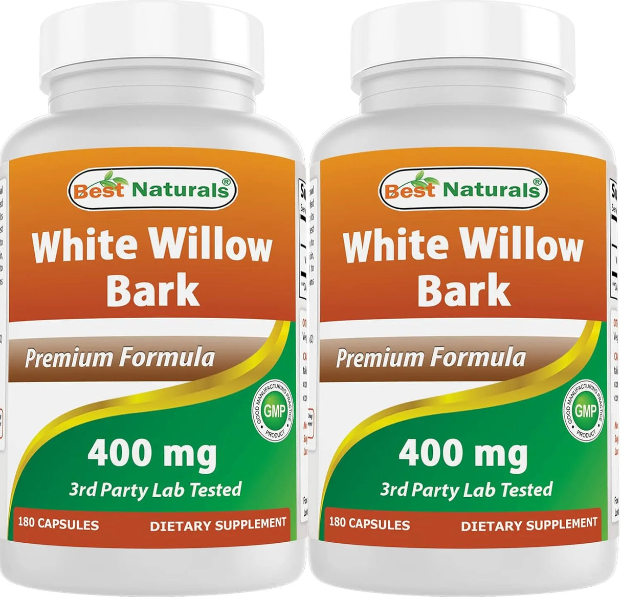 BEST NATURALS - Best Naturals White Willow Bark 400Mg. 180 Capsulas 2 Pack - The Red Vitamin MX - Suplementos Alimenticios - {{ shop.shopifyCountryName }}