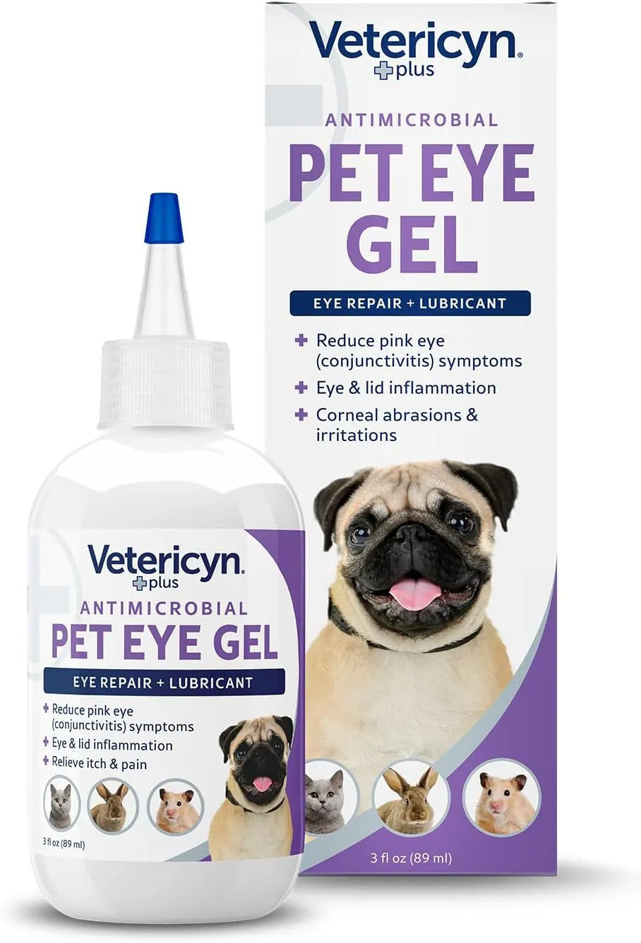 VETERICYN - Vetericyn Plus Pet Eye Gel 3 Fl.Oz. - The Red Vitamin MX - Cuidado De Los Ojos De Los Perros - {{ shop.shopifyCountryName }}