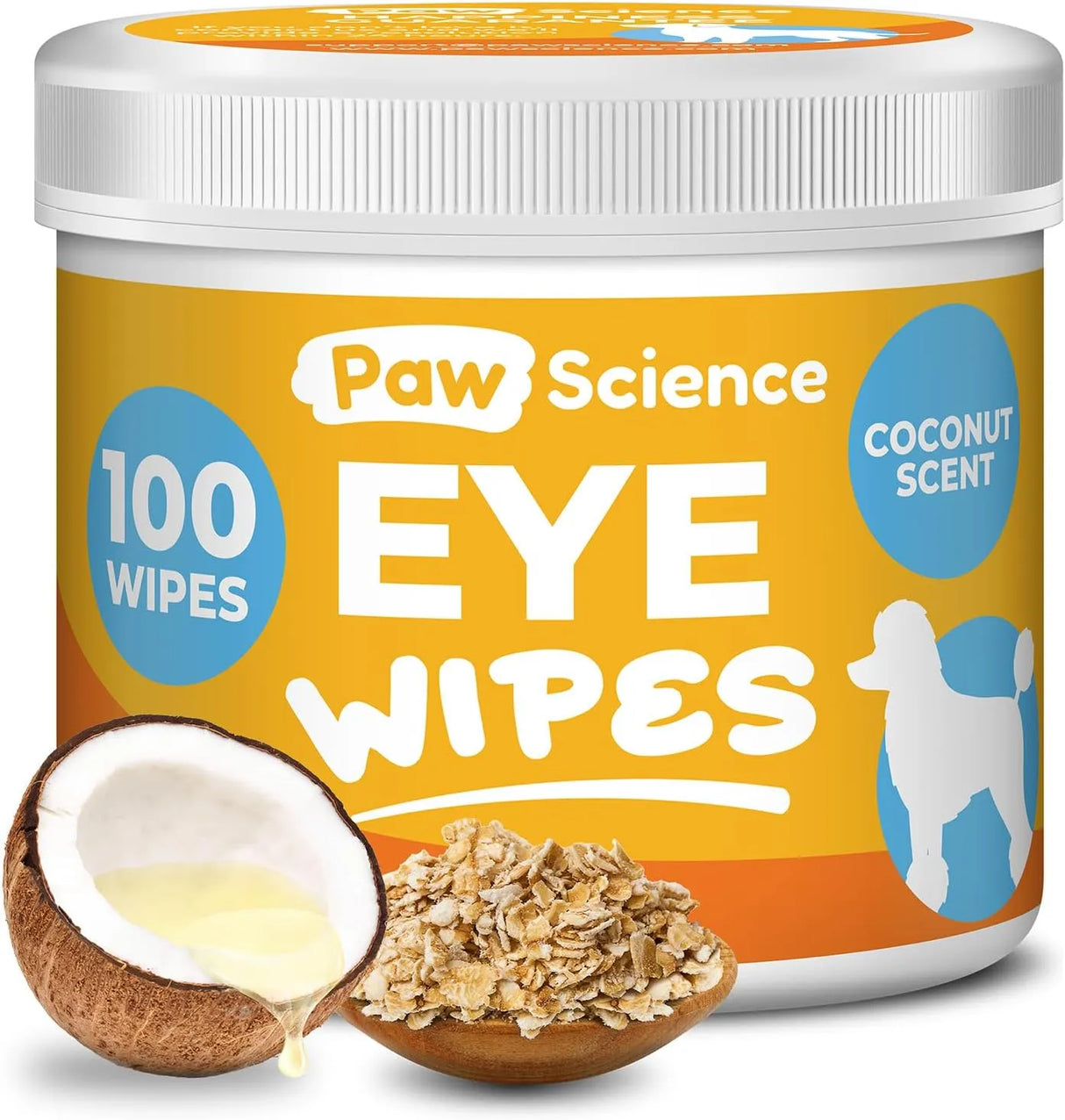 PAW SCIENCE - Paw Science Dog Eye Wipes Coconut Scent 100 Toallitas - The Red Vitamin MX - Cuidado De Los Ojos De Los Perros - {{ shop.shopifyCountryName }}