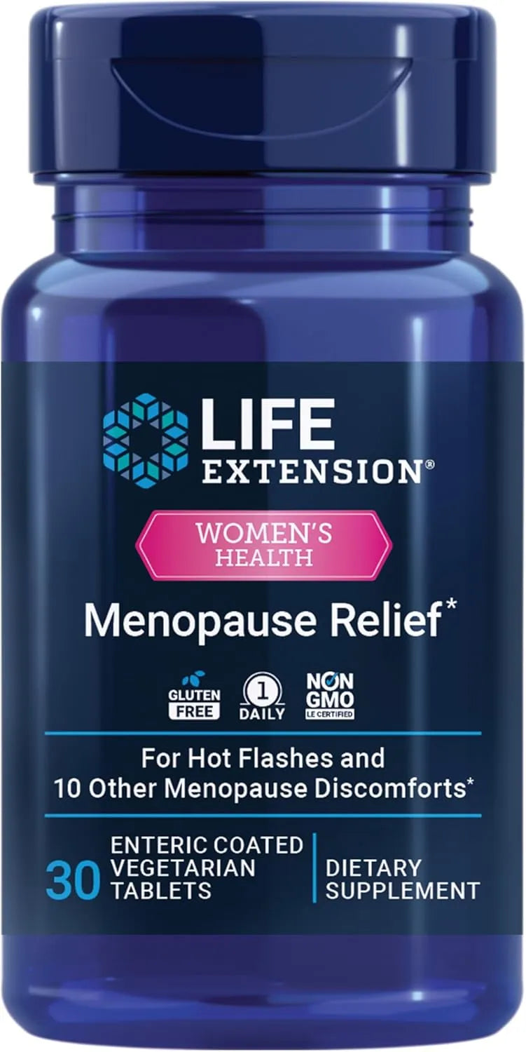 LIFE EXTENSION - Life Extension Menopause Relief 30 Tabletas - The Red Vitamin MX - Suplementos Alimenticios - {{ shop.shopifyCountryName }}