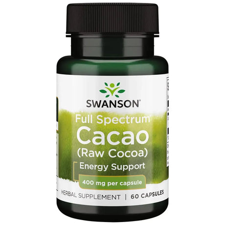 SWANSON - Swanson Full Spectrum Cacao 400Mg. 60 Capsulas - The Red Vitamin MX - Suplementos Alimenticios - {{ shop.shopifyCountryName }}