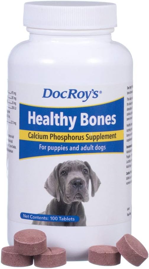 Revival Animal Health Doc Roy's Healthy Bones 100 Tabletas