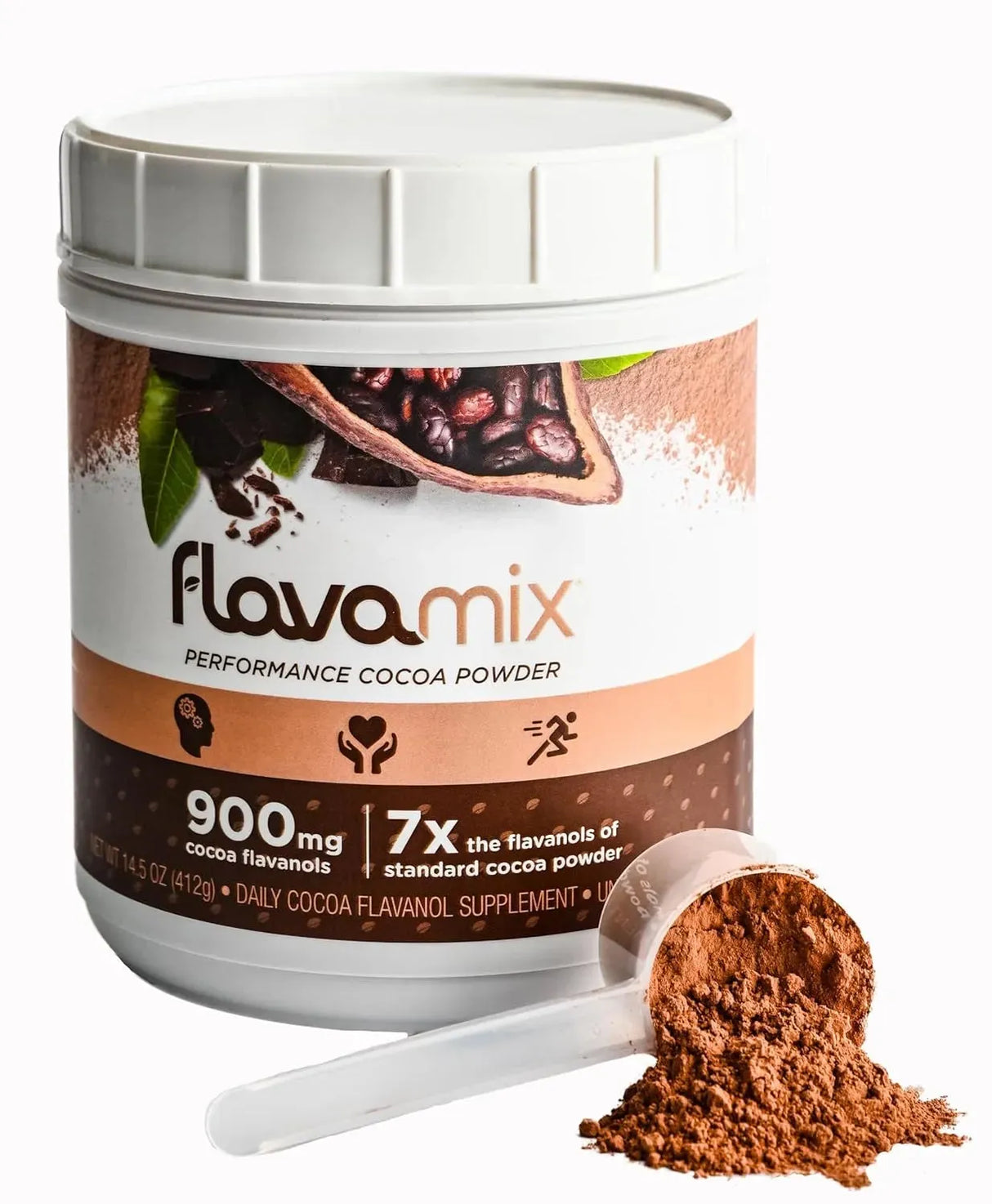 FLAVAMIX - FlavaMix Performance Cocoa Powder 900Mg. 31 Servicios 412Gr. - The Red Vitamin MX - Suplementos Alimenticios - {{ shop.shopifyCountryName }}