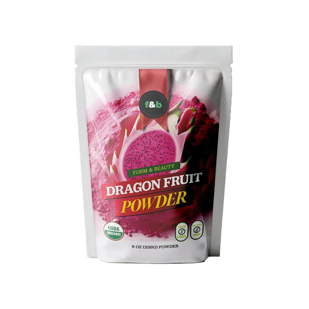 F&B SUPERFOODS - f&b superfoods Organic Pink Pitaya Powder Dragon Fruit 226Gr. - The Red Vitamin MX - Suplementos Alimenticios - {{ shop.shopifyCountryName }}