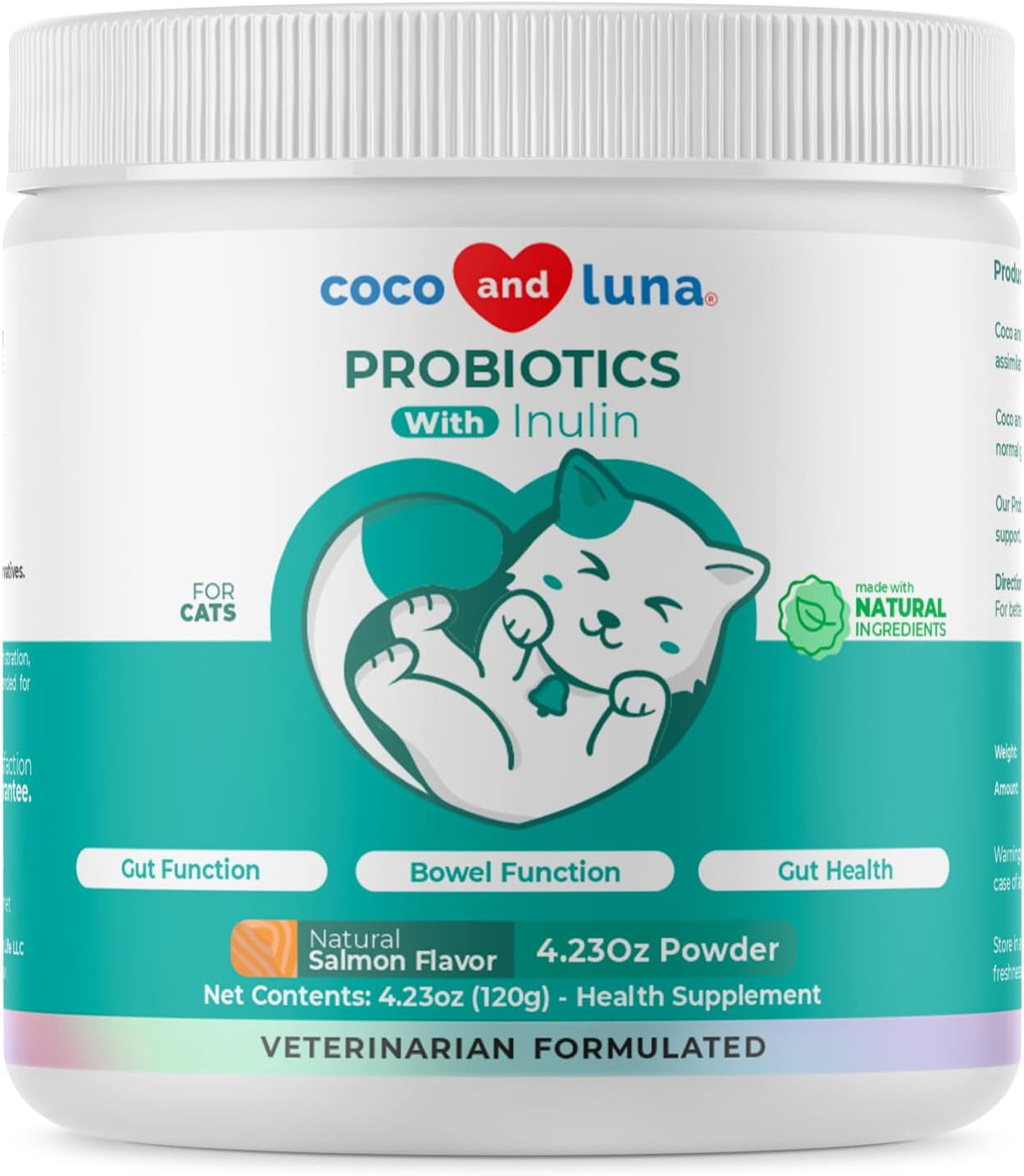 Coco and Luna Probiotics for Cats 120Gr.
