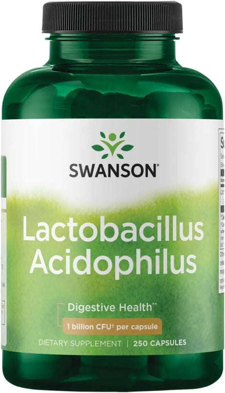 SWANSON - Swanson Lactobacillus Acidophilus 250 Capsulas - The Red Vitamin MX - Suplementos Alimenticios - {{ shop.shopifyCountryName }}