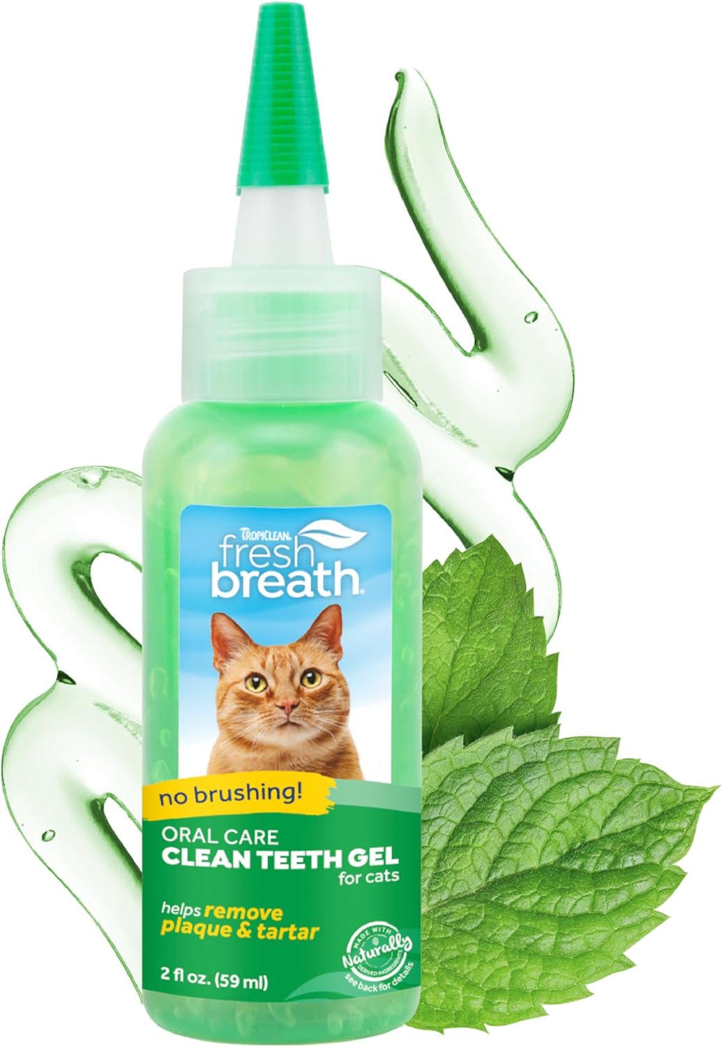 TropiClean Fresh Breath Cat Toothpaste for Teeth Cleaning 59Ml.